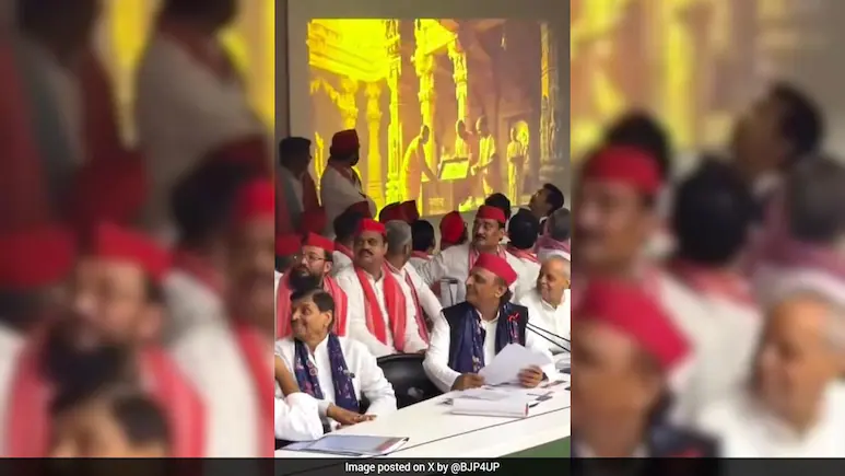 That video, released by SP chief Akhilesh Yadav, was itself a retort to a BJP video that called