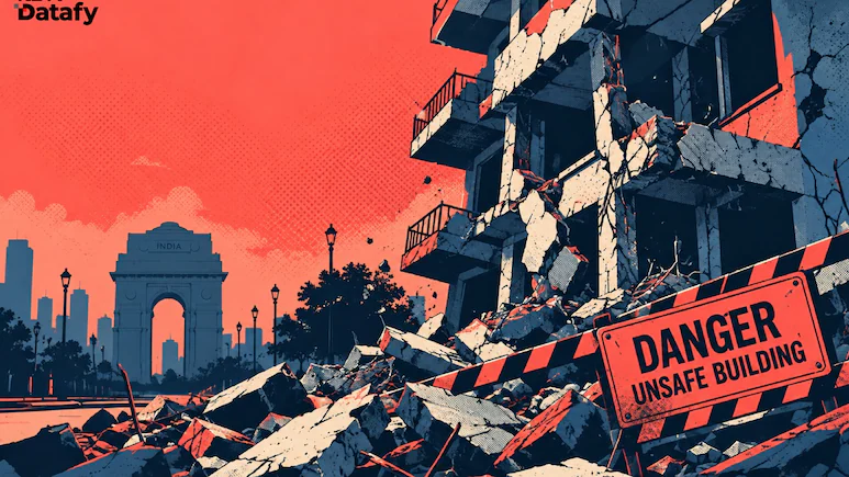 Delhi Survey Tagged 27 Houses As 'Dangerous'. One That Collapsed Not On List