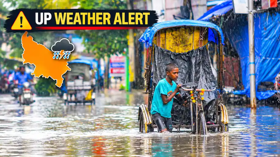 Orange warning issued for 17 districts as heavy rain and 60 km/h winds batter state — UP weather