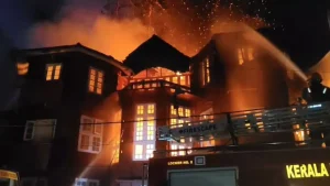 Video: Massive Fire Engulfs Fort Kochi's 200-Year-Old Koder House
