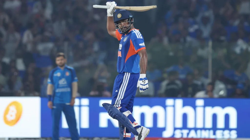 Chasing 160, India got off to a blistering start as openers Sanju Samson and Abhishek Sharma