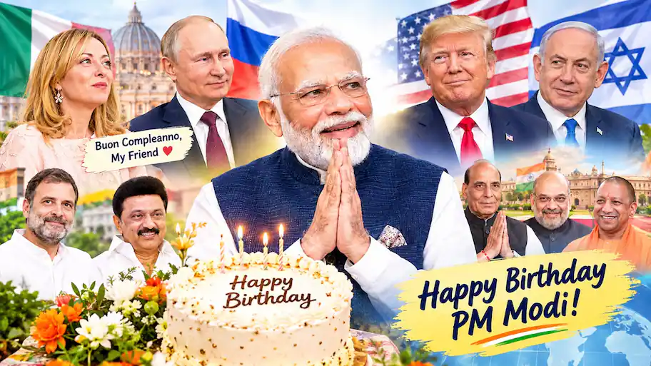 The Prime Minister of Italy wished his "friend" a happy birthday in X, wishing him good health