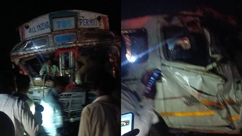 At least six people were killed and eight others critically injured as a passenger van collided