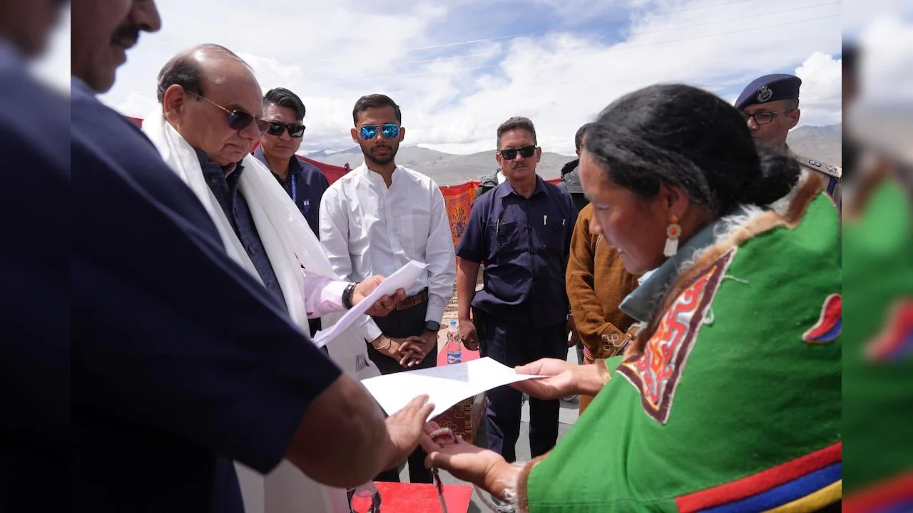 One of Ladakh's iconic high-altitude lakes is shrinking rapidly, with Tso Kar losing nearly 70