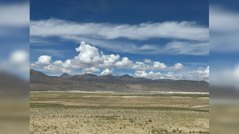 One of Ladakh's iconic high-altitude lakes is shrinking rapidly, with Tso Kar losing nearly 70