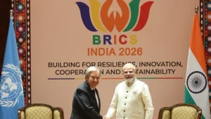 Modi in New Delhi on the sidelines of the 18th BRICS summit that Delhi is hosting on September