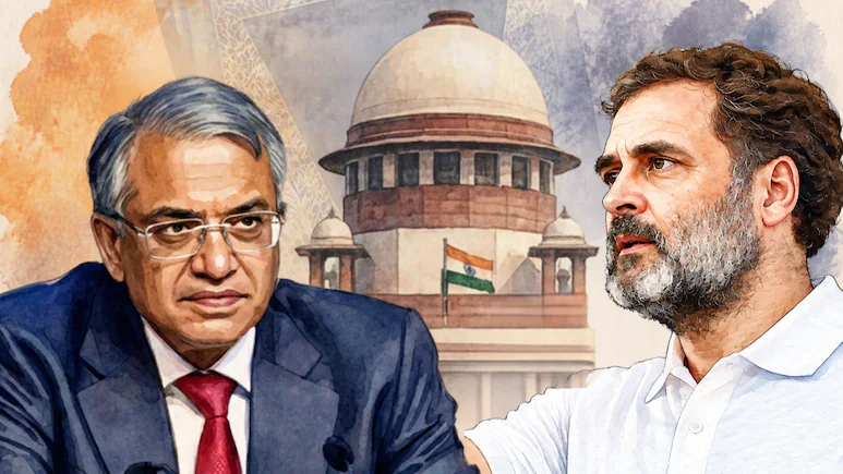 Congress' Rahul Gandhi has targeted the Election Commission over the deletion of more than 700