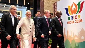 Prime Minister Narendra Modi walked hand-in-hand with Iranian President Masoud Pezeshkian