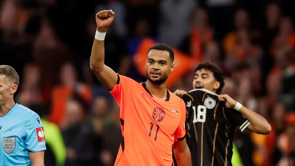 Cody Gakpo scored in stoppage time to snatch a 1-1 draw for the Netherlands at home to Germany