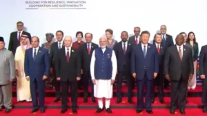 Alongside the formal BRICS sessions, Modi also held several pull-aside meetings with world