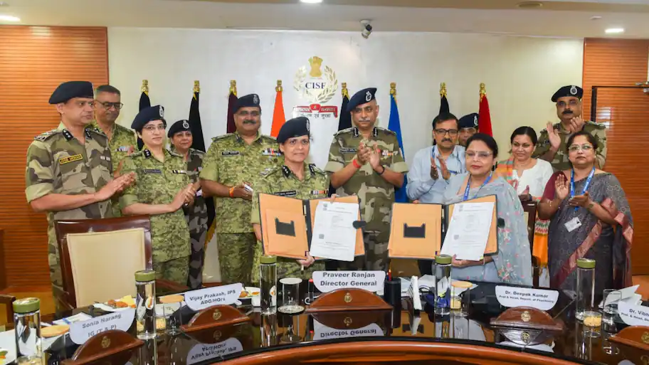 CISF inks 3-year MoU with IHBAS to fortify mental health and high-security stress management