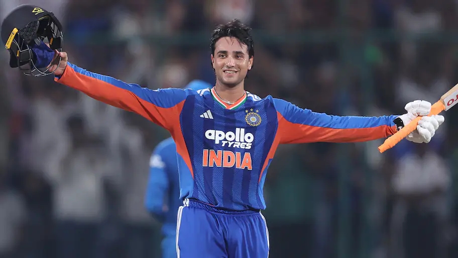 Abhishek Sharma, the attacking opener, smashed the fastest T20I century by an Indian, reaching