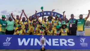 Nigeria held their nerve in a tense final against Zimbabwe to register a four-run victory
