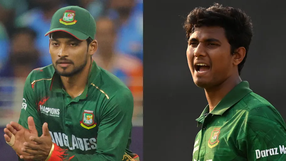 Bangladesh have recalled Najmul Hossain Shanto and fast bowler Hasan Mahmud to their T20I squad