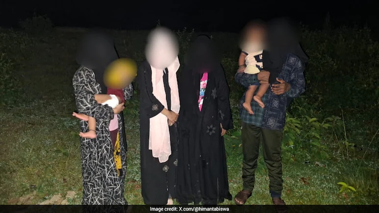 Assam Police has detained 27 Bangladeshi nationals, including men, women and minors, in two