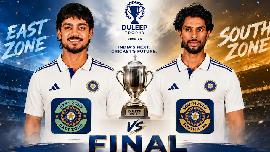 Fixture East Zone vs South Zone, Duleep Trophy 2026 Final Road To The Duleep Trophy Final East
