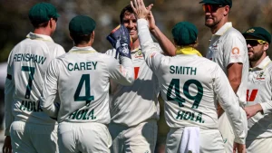 Australia have announced a pace-heavy squad for next month's three-match ICC World Test