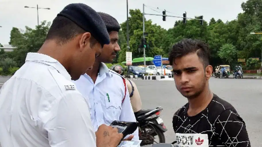 However, the court clarified that the suggestion of linking unpaid traffic challans