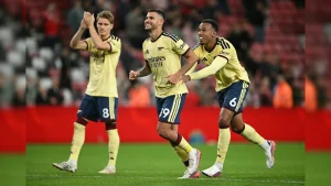 Arsenal extended a flawless start to their Premier League title defence thanks to Bruno