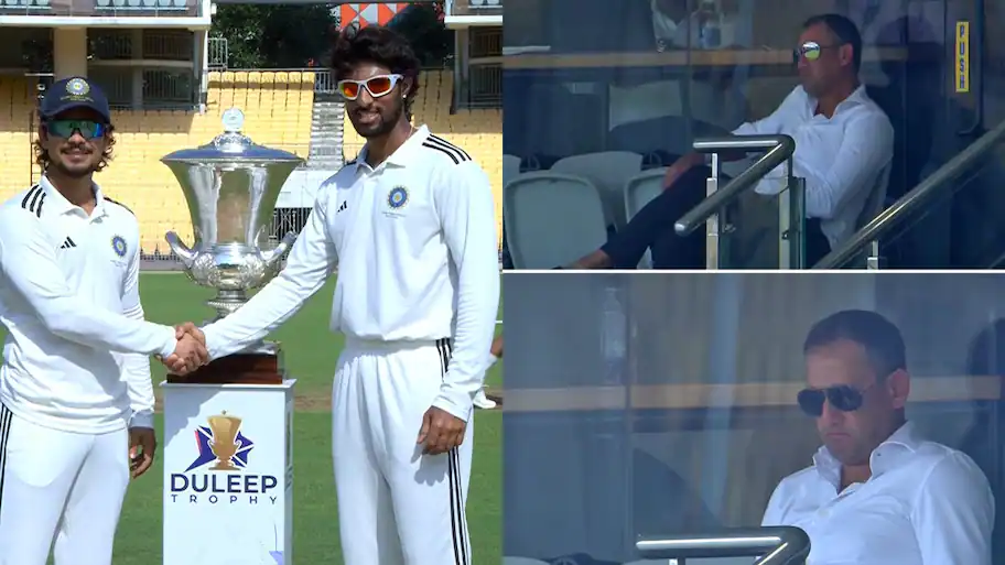 Ajit Agarkar, Chairman of the senior men’s selection committee, was spotted in the stands