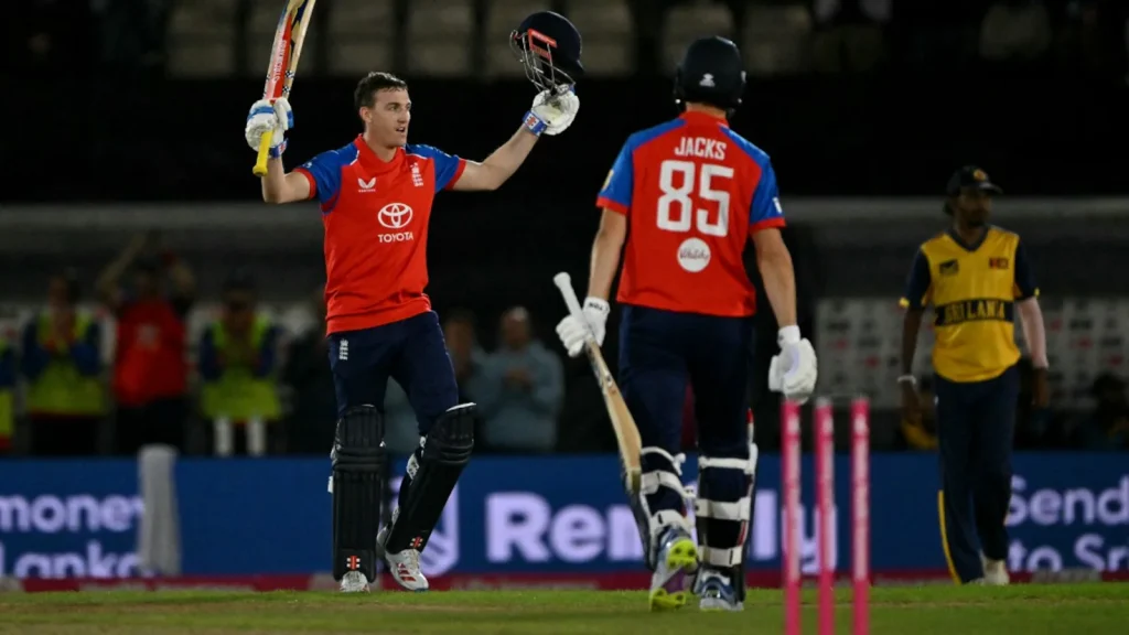 England captain Harry Brook's blistering unbeaten century paved the way for a 119-run thrashing