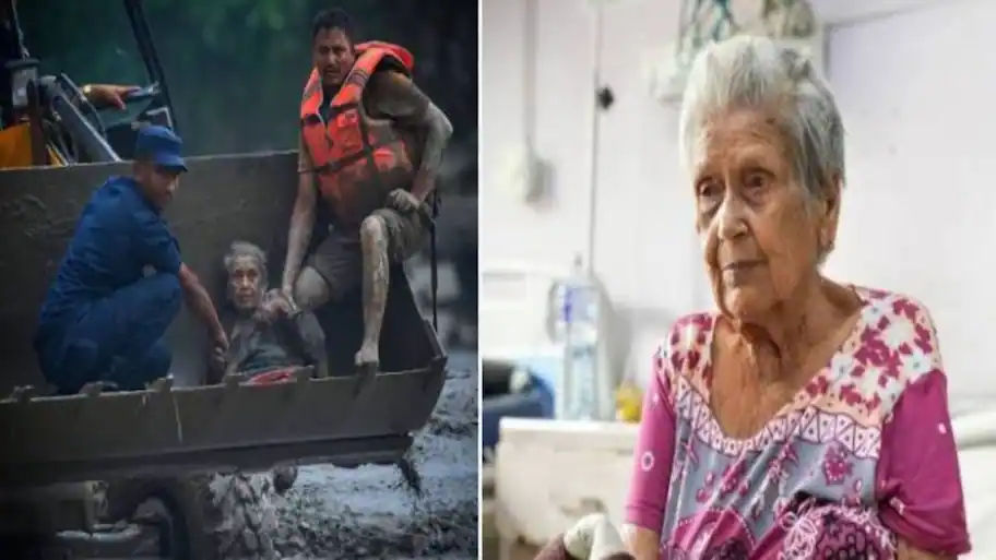 'Buried in mud, only her head above water': How 91-year-old woman, who became the confronts