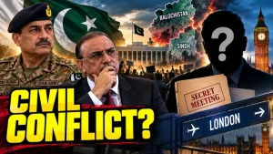 Hussain cautioned that this conflict might result in martial law, an interim government