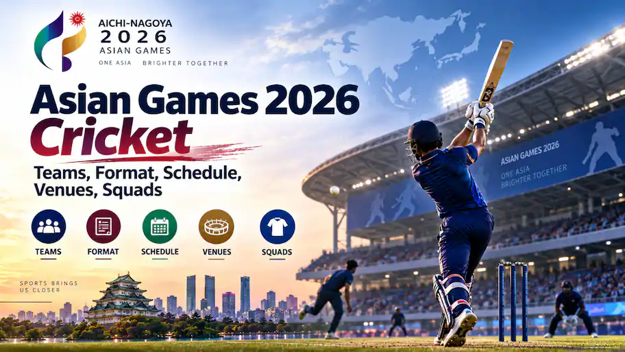 Here's key details about the upcoming Asian Games 2026 cricket event: What are the Asian Games?