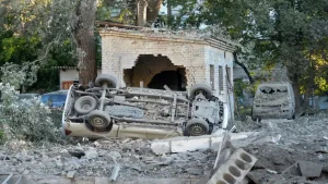 Russian drone strikes Ukraine's security service headquarters in Kyiv, five injured
