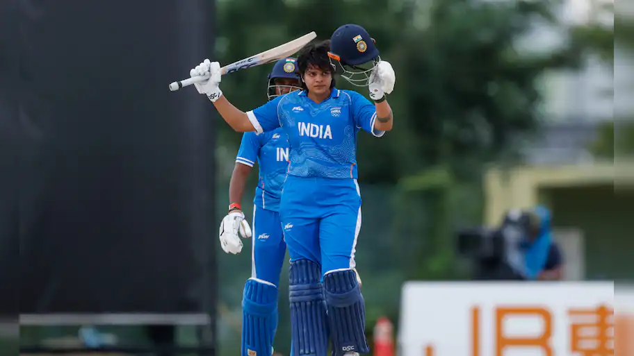 Shafali Verma etched her name into the history books with a blistering, unbeaten 100 off just