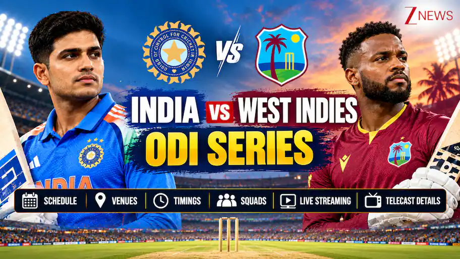 India will host the West Indies in a three-match ODI series starting September 27, the first
