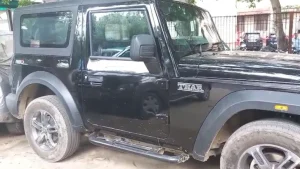 Two people were killed after Mahindra SUV, Thar rammed into a motorcylce in the Delhi
