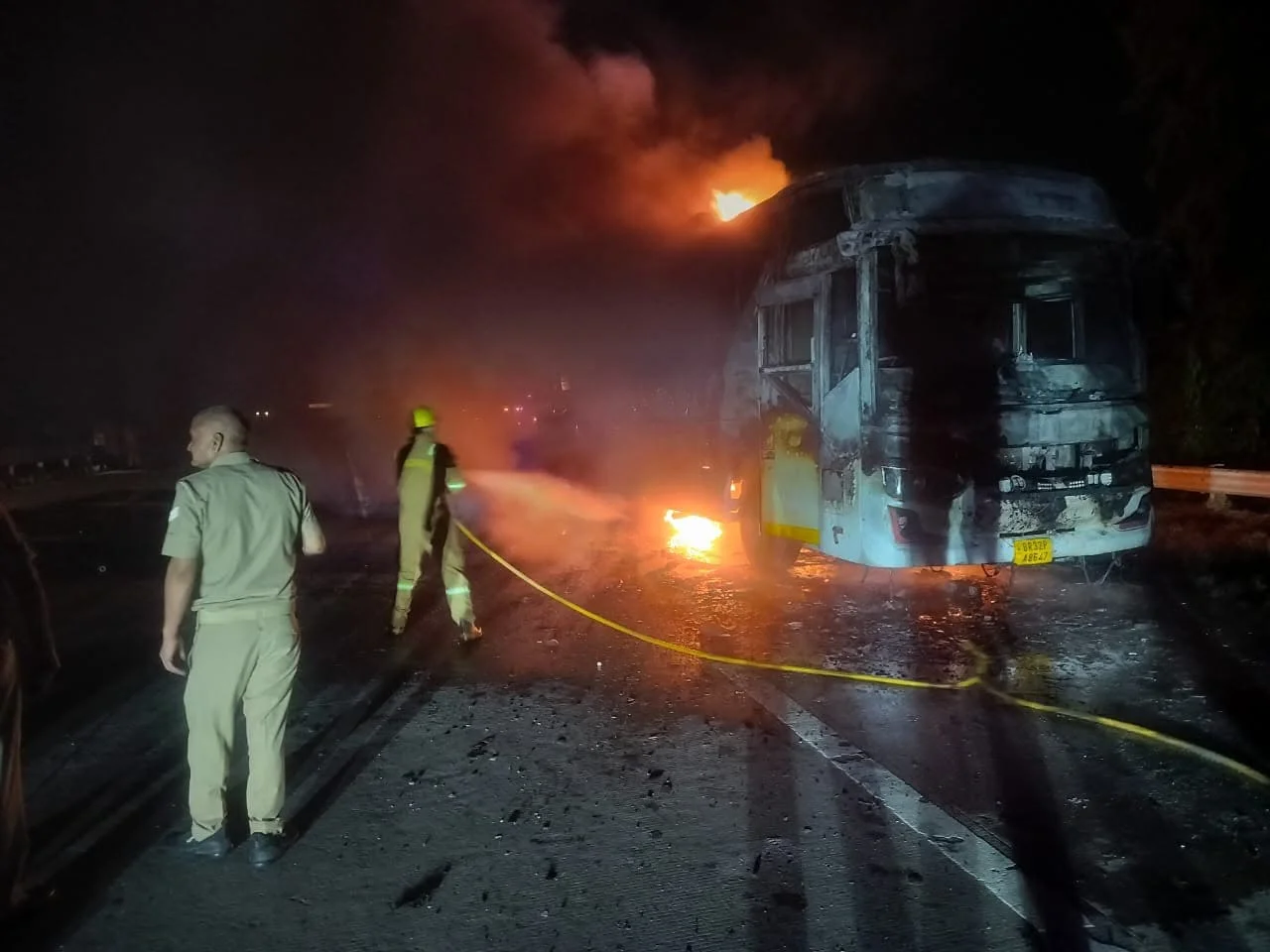 Bus That Caught Fire In Greater Noida, Killing 9, Has Traffic Fines Of Over Rs 1.7 Lakh
