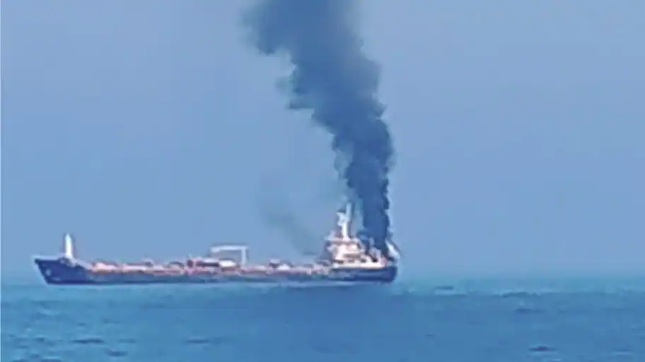 One Indian seafarer is missing after an attack on the commercial vessel MT El Gaia off