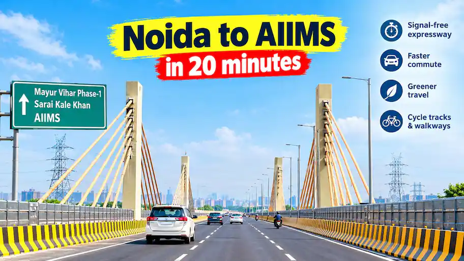 Commuters moving through East Delhi, Noida, and South Delhi now have a direct route to avoid
