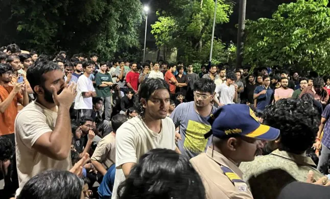 More than 400 students staged a protest inside the IIT Bombay campus over Wakode's death