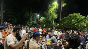 More than 400 students staged a protest inside the IIT Bombay campus over Wakode's death