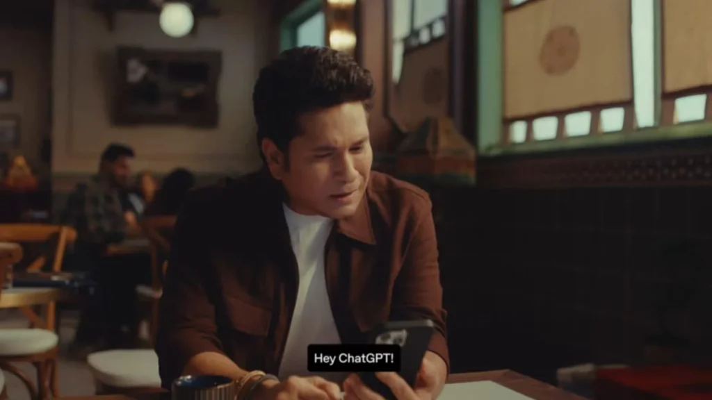 On Monday, Tendulkar announced a partnership with OpenAI