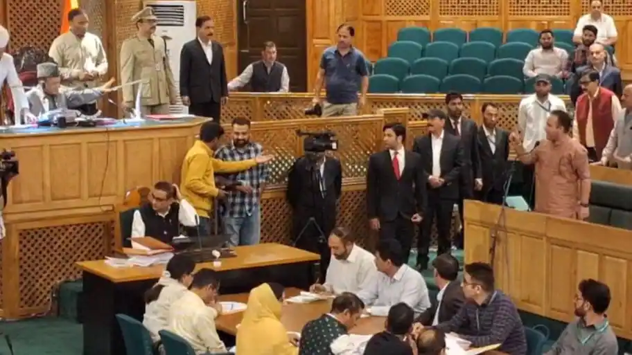 Ruckus in J&K Assembly over resolution, LoP Sharma again seeks Speaker's removal, I know my powers
