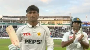 He smashed 81 runs, including nine sixes, and became the highest-scoring Test debutant batting