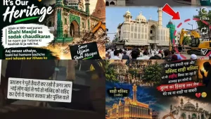 AI-generated videos and images depicting the demolition of the Shahi Mosque in Ujjain were