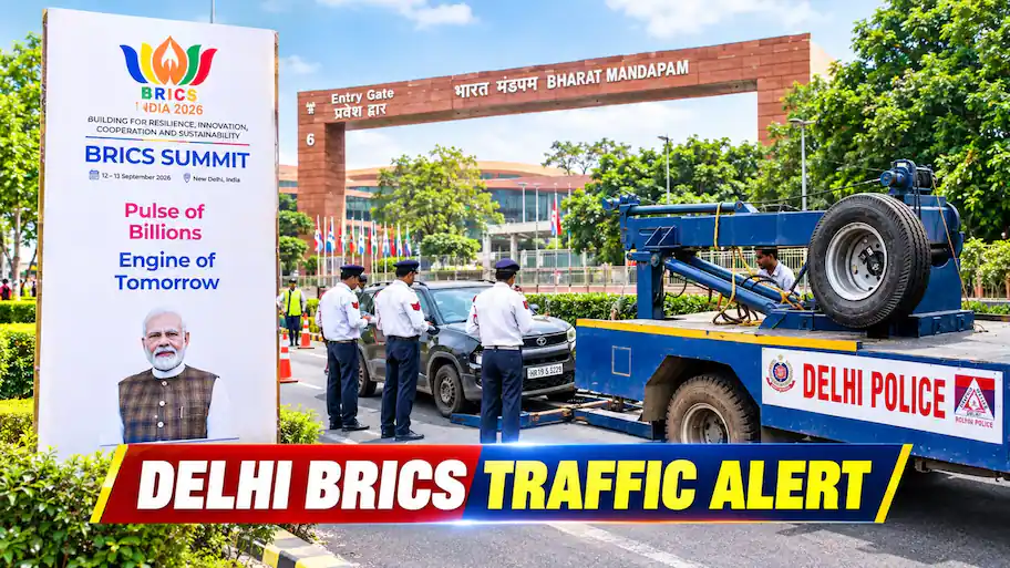Delhi Police issued a comprehensive travel advisory following motorcade rehearsals that