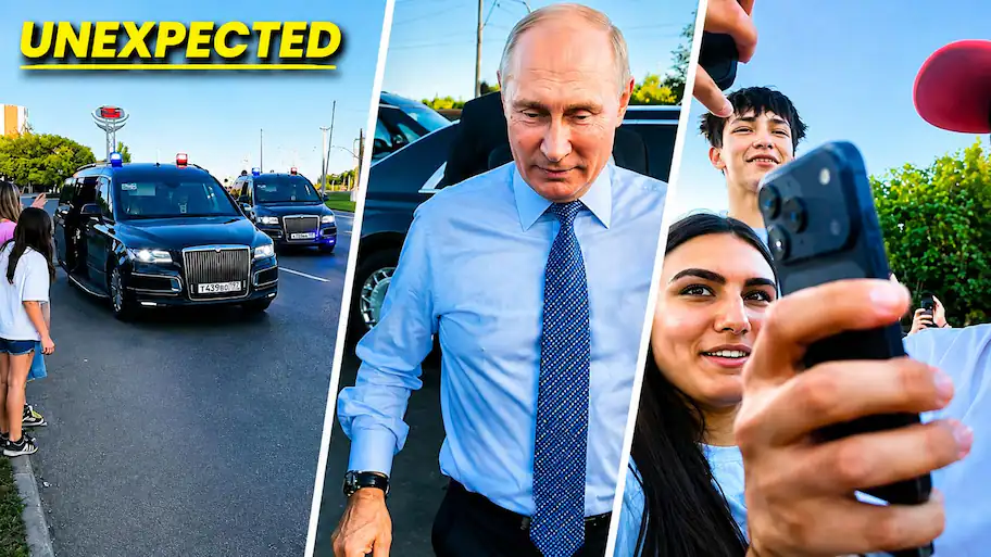 Why Vladimir Putin abruptly halted his VVIP convoy to confront a passerby | VIRAL VIDEO — Out