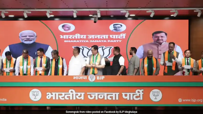 With these 10 MLAs, the BJP will become the second-largest party in the Meghalaya Assembly