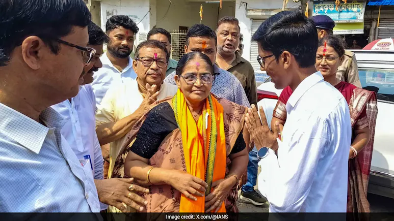 The BJP on Tuesday named Hasirani Rath, the mother of former aide to West Bengal Chief Minister