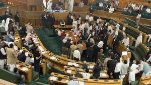 As BJP members termed the National Conference leadership anti-national, Omar Abdullah said that