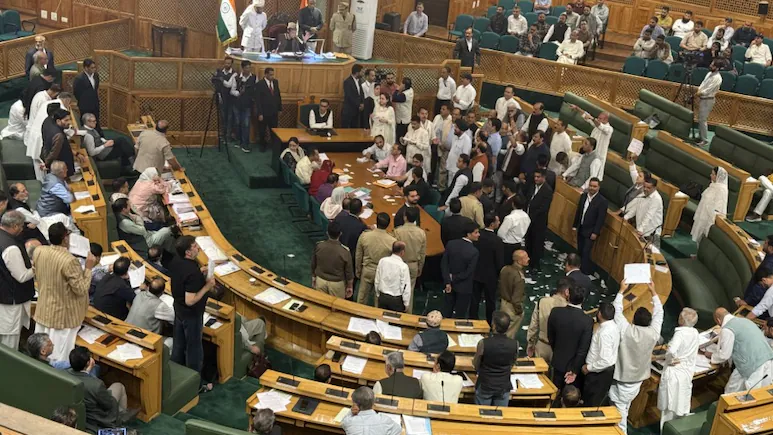 As BJP members termed the National Conference leadership anti-national, Omar Abdullah said that