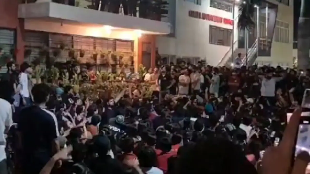 Students also claimed that screams were heard from a girls' hostel