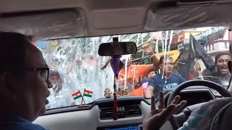 Eggs, Stones Thrown At Mamata Banerjee MLA Kunal Ghosh's Car In Bengal
