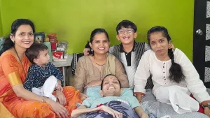 For Nagesh's mother, the past 17 years have meant watching her son struggle